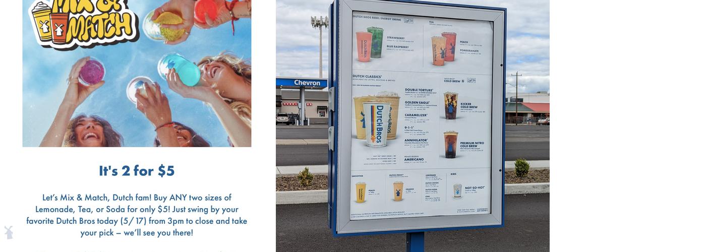 Dutch Bros Coffee Menu