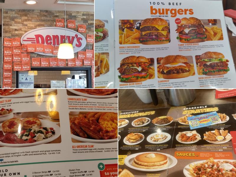 Denny's Restaurant Menu