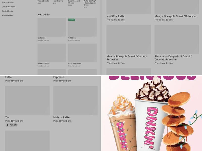 Dunkin’ Menu