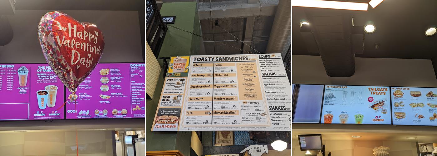Dunkin' Menu