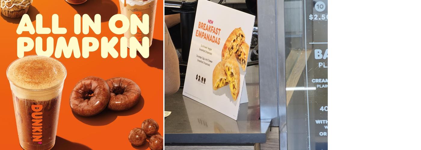 Dunkin' Menu