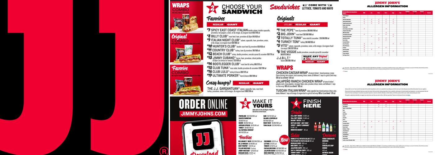 Jimmy John's Menu