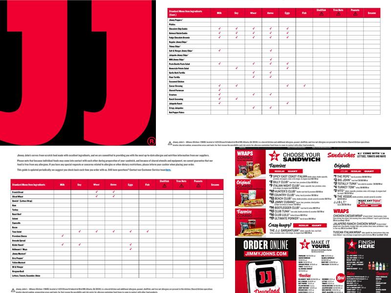 Jimmy John's Menu