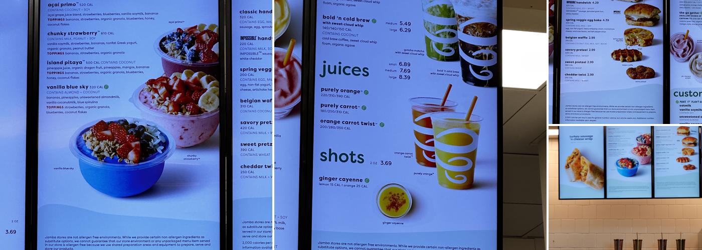 Jamba Menu