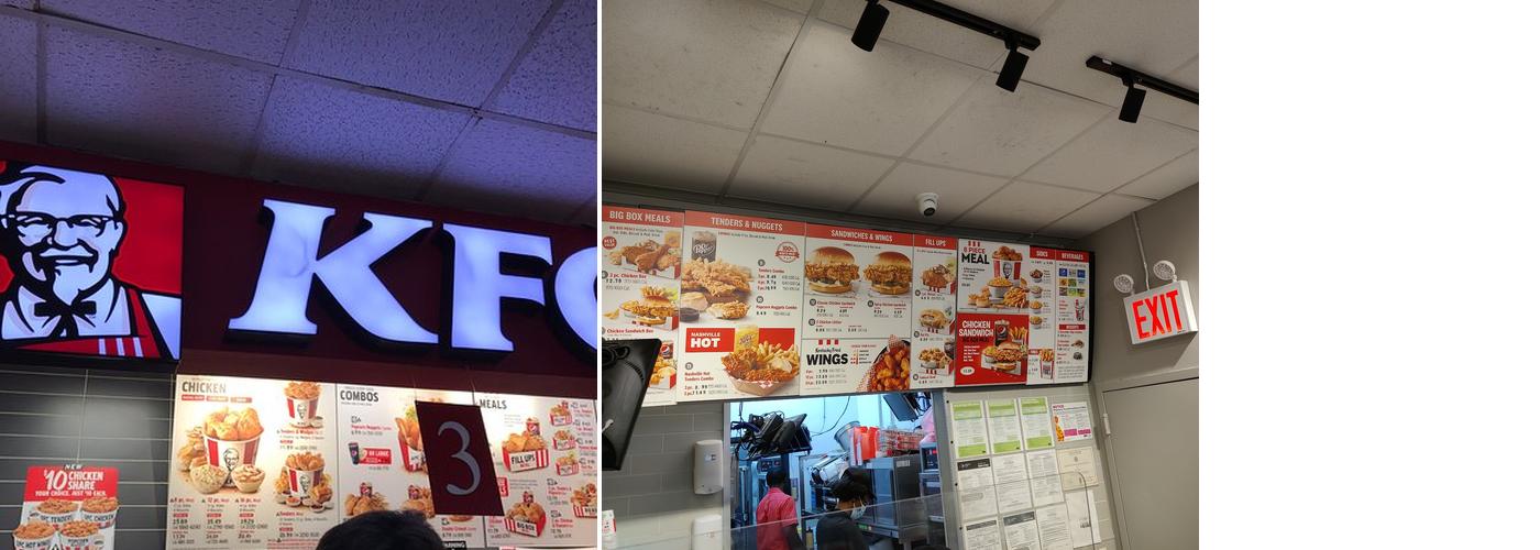 KFC Menu
