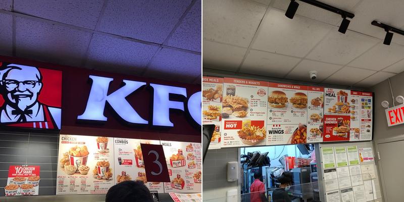 KFC Menu