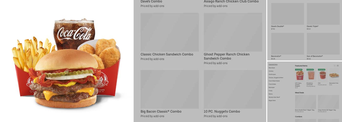 Wendy's Menu
