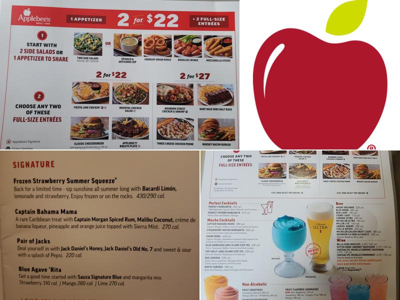 Applebee's Grill + Bar Menu