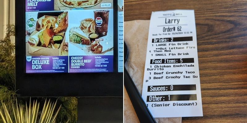 Taco Bell Menu
