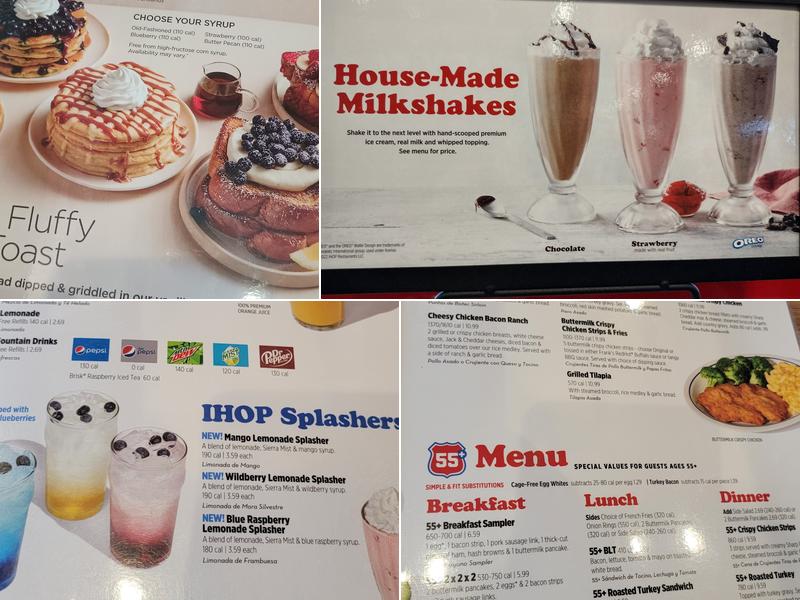 IHOP Menu
