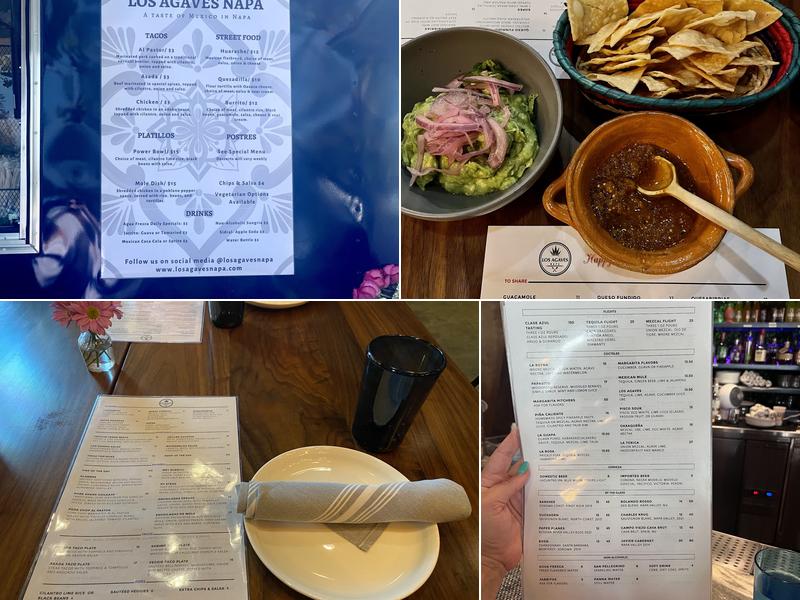 Los Agaves Napa Menu