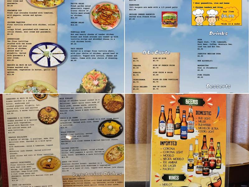 Los Cabos Menu