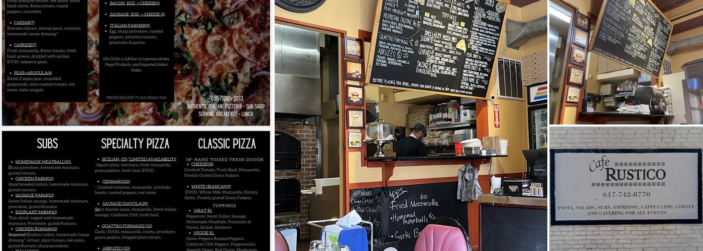 Pizzeria Rustico Menu