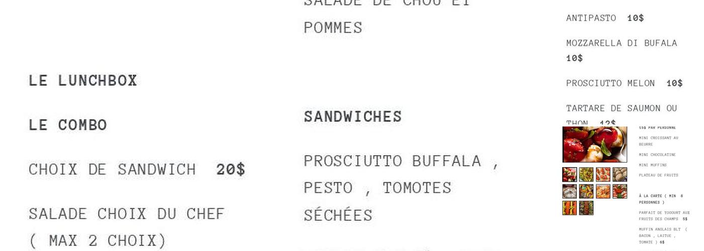 Il Pranzetto Pizza Mobile Menu