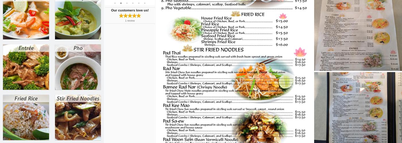 Pho Lotus Restaurant Menu