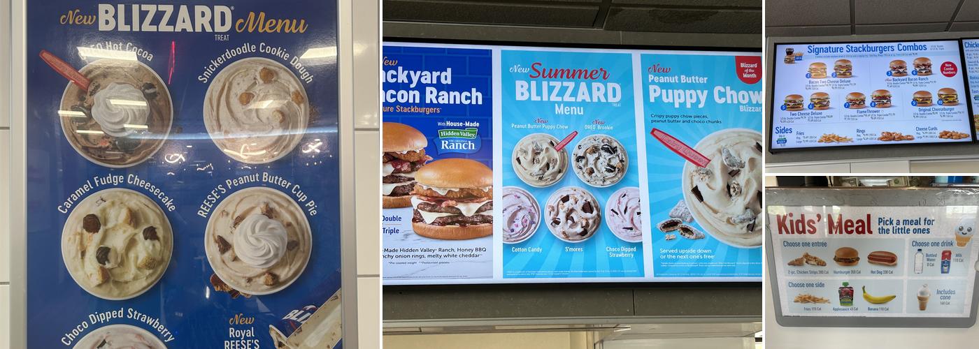 Dairy Queen Grill & Chill Menu