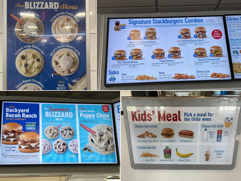 Dairy Queen Grill & Chill Menu