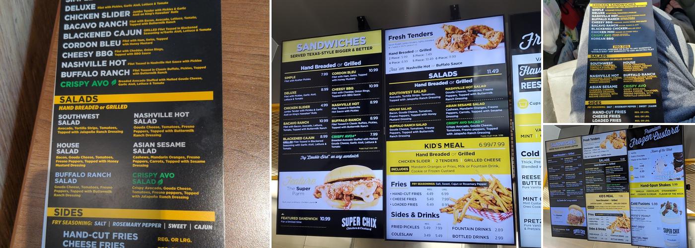 Super Chix - Spanish Fork, UT Menu