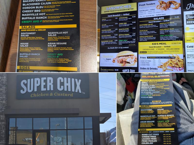 Super Chix - Spanish Fork, UT Menu