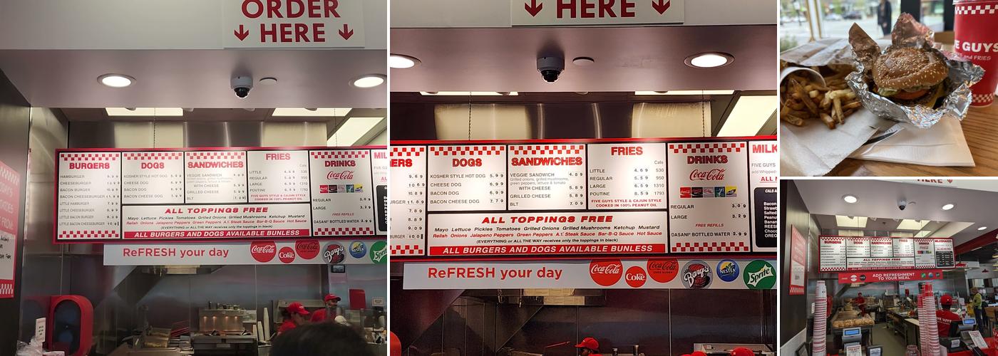 Five Guys Menu
