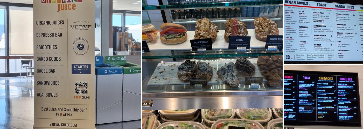 Sidewalk Juice Menu