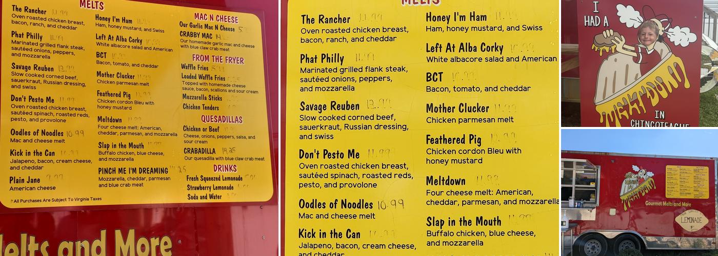 Having A Meltdown Menu