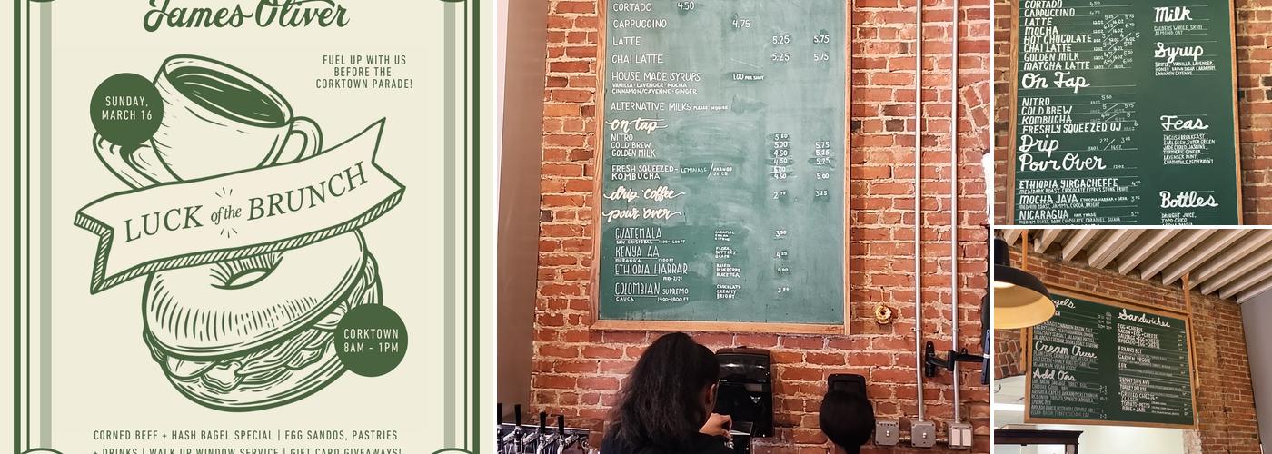 James Oliver Corktown Menu