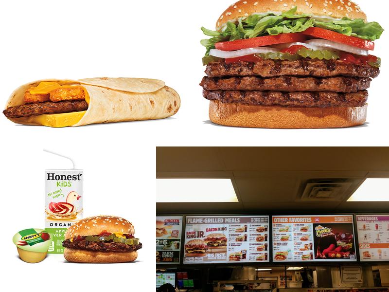 Burger King Menu