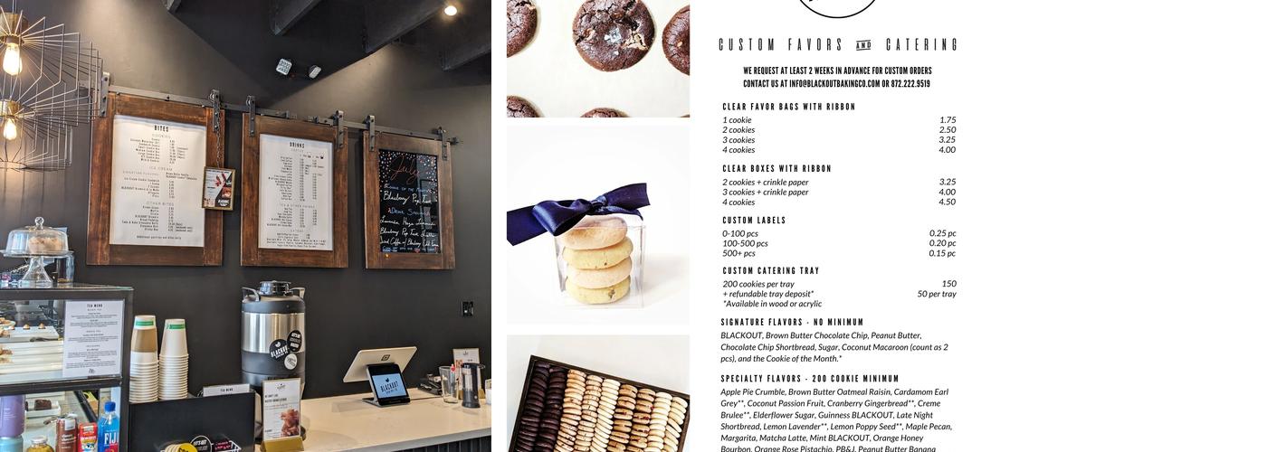 Blackout Baking Co. Menu
