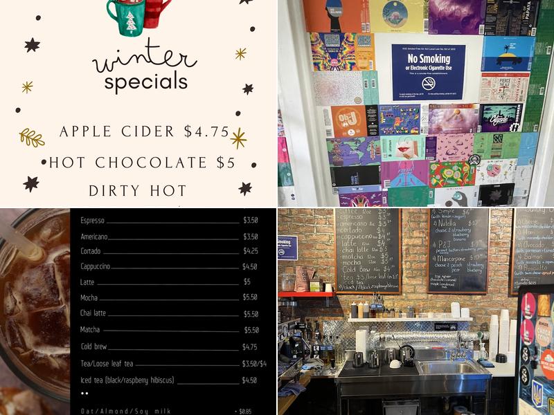 Black Milk Coffee and Crepe Menu