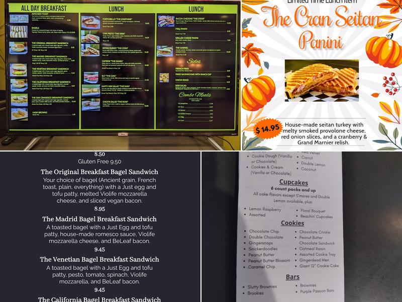 Hollycake House Menu