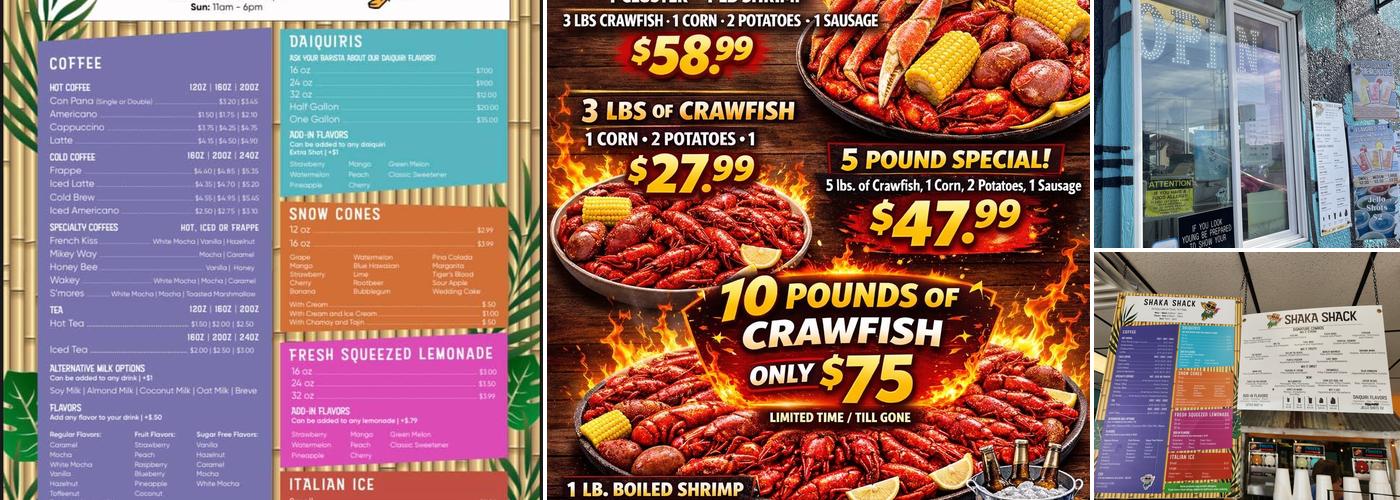 Shaka Shack Menu