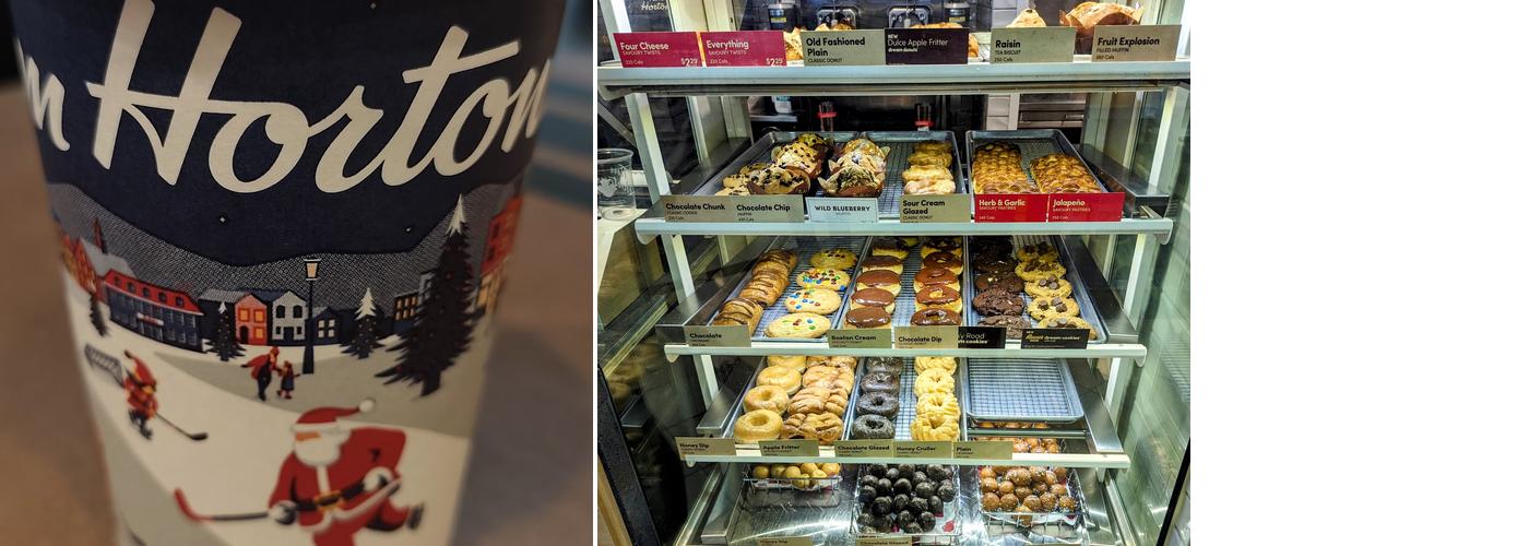 Tim Hortons Menu