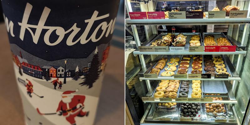 Tim Hortons Menu