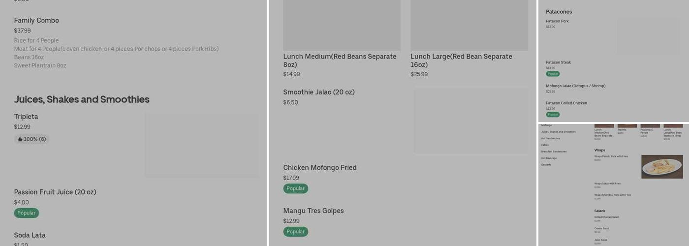 Jalao Menu