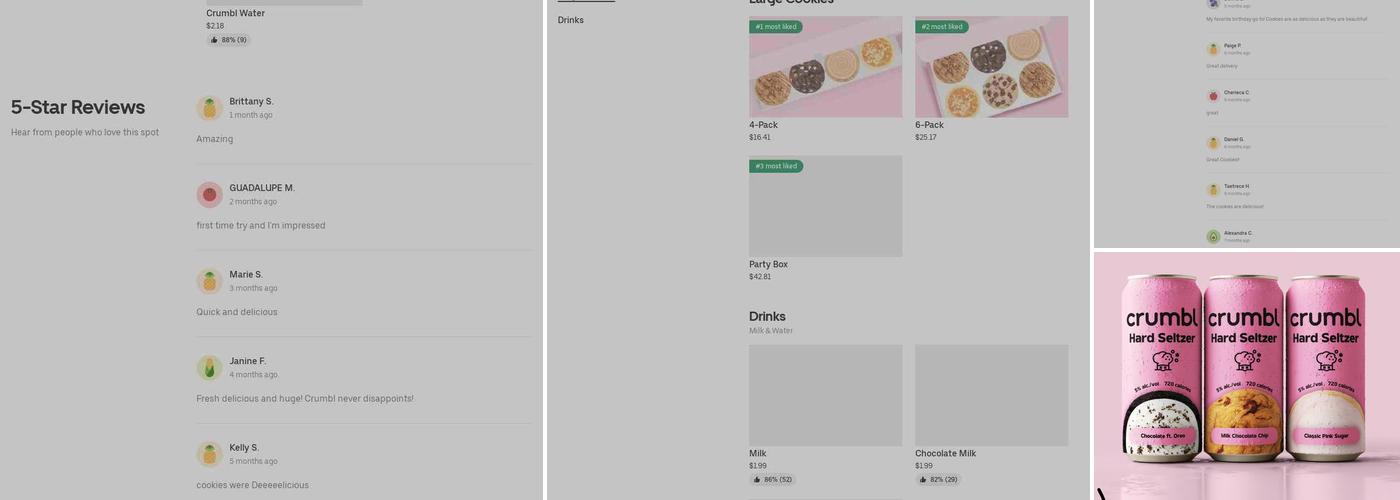 Crumbl - Metairie Menu