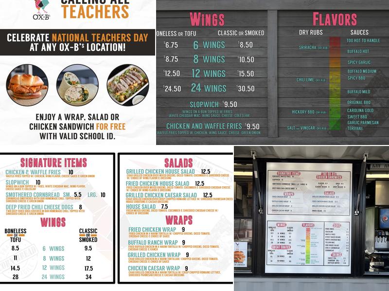 OX-B's Menu