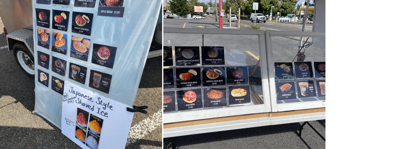 Cary’s Bakeshop- Japanese Bakery Menu