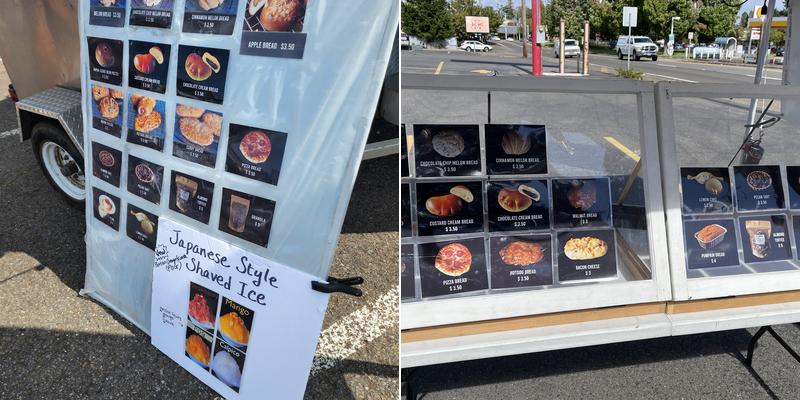 Cary’s Bakeshop- Japanese Bakery Menu