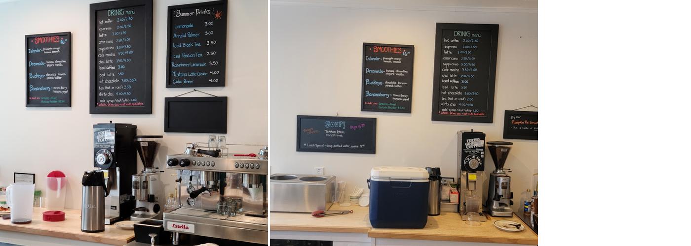 Sweet Birch Coffee Roasters and Bakery Menu