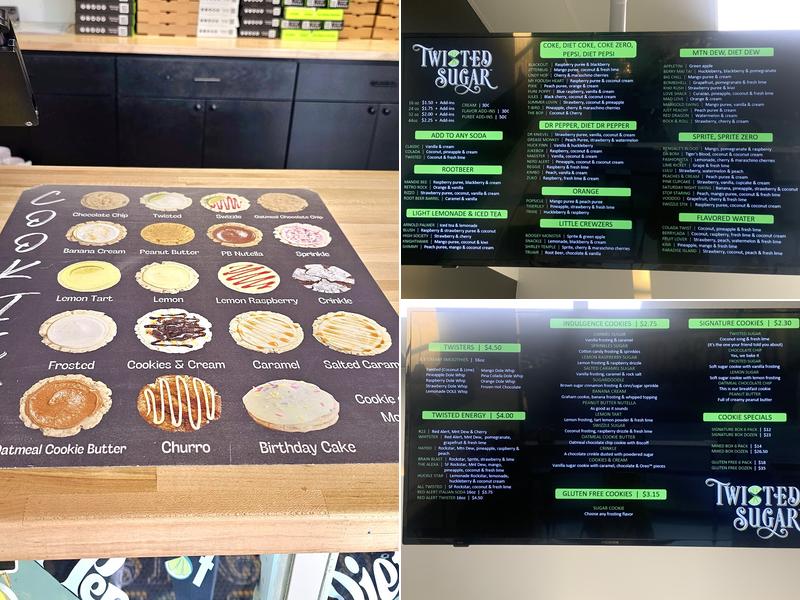 Twisted Sugar Menu