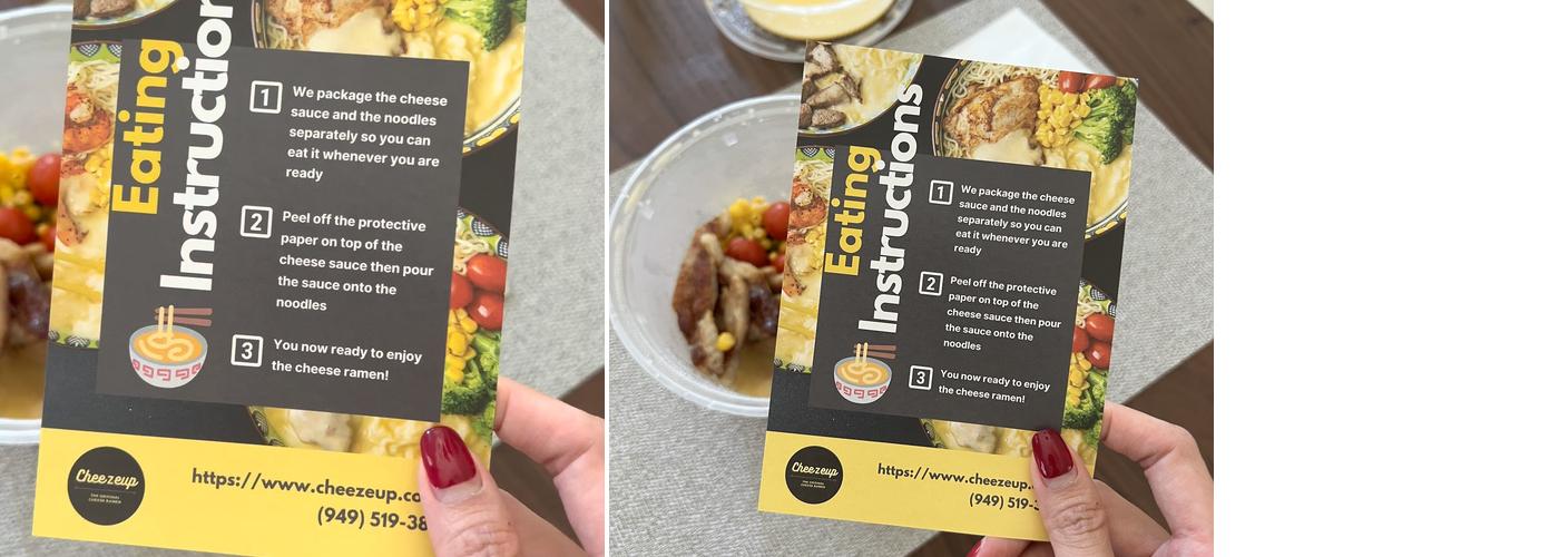 Cheezeup Menu