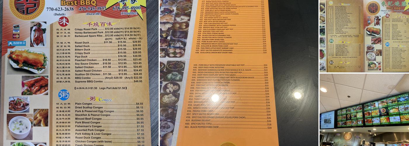 Best BBQ Menu