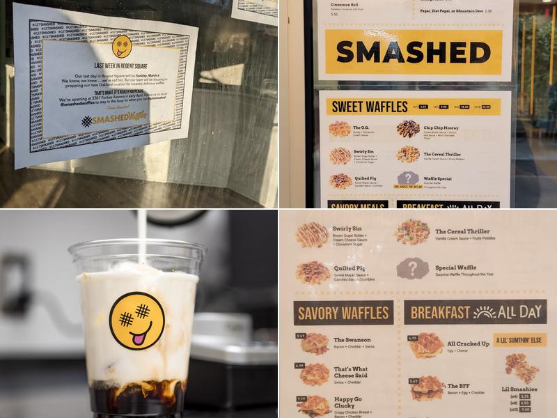 Smashed Waffles Menu