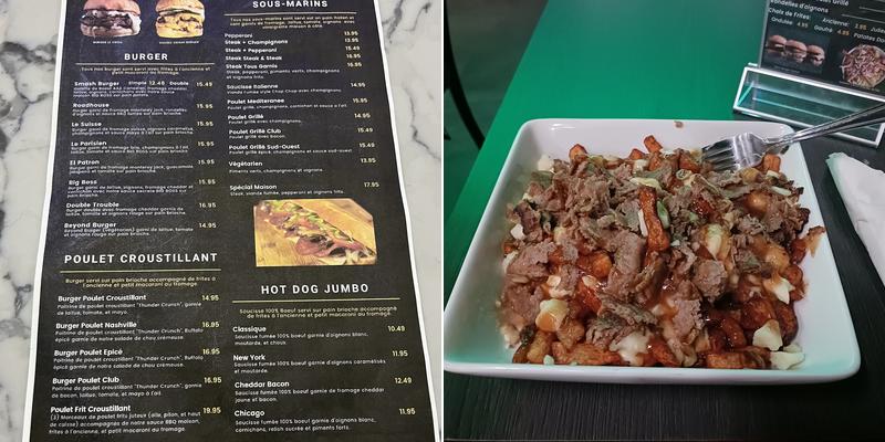 Poutine Boss Menu