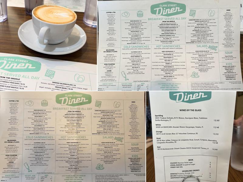 Clark Street Diner Menu