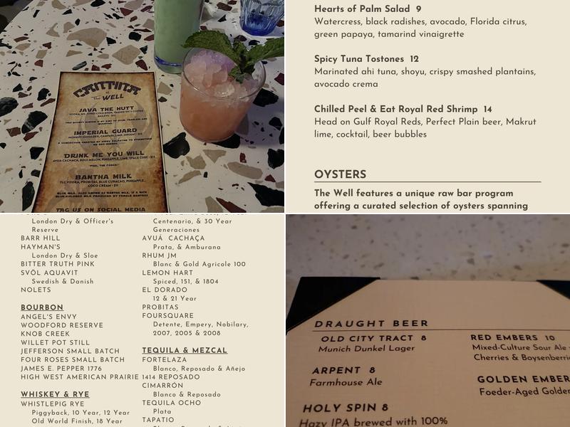 The Well Menu