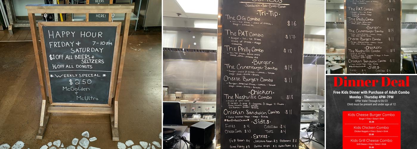 The Test Kitchen Menu