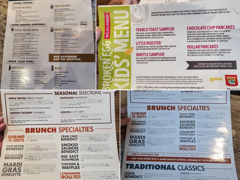 Another Broken Egg Cafe Menu