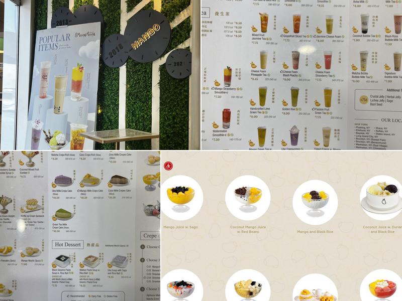 MangoMango Dessert Menu